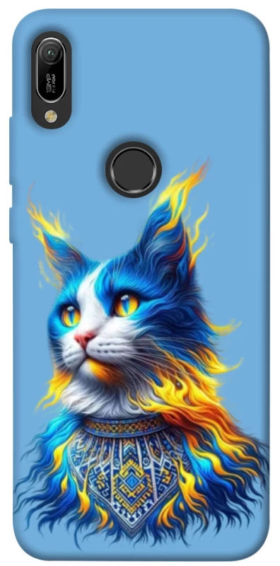 Чехол на Huawei Y6 (2019) Кот патриот фото 1 из 1