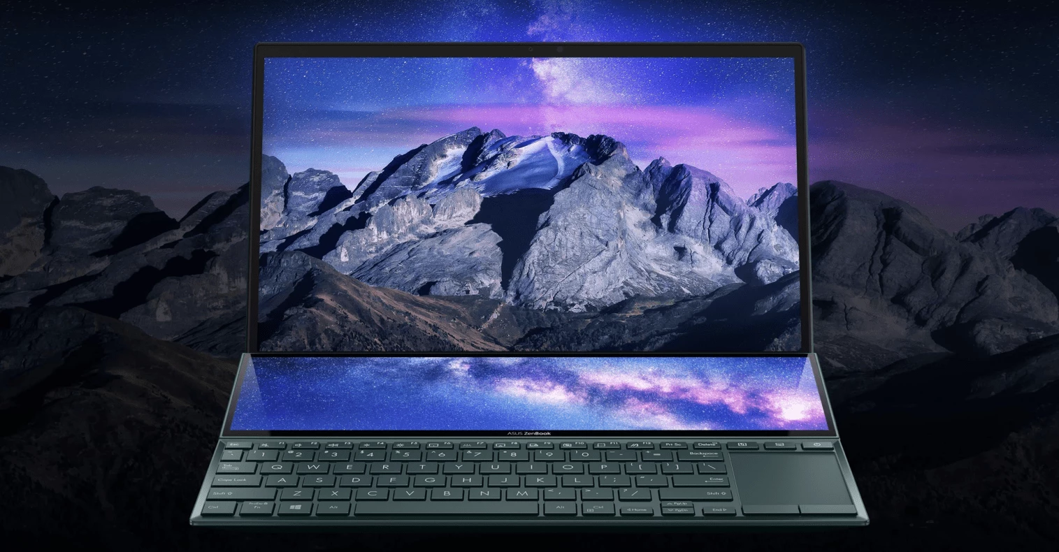 ASUS презентовала Zenbook Duo: новый ноутбук с двумя сенсорными дисплеями фото 1