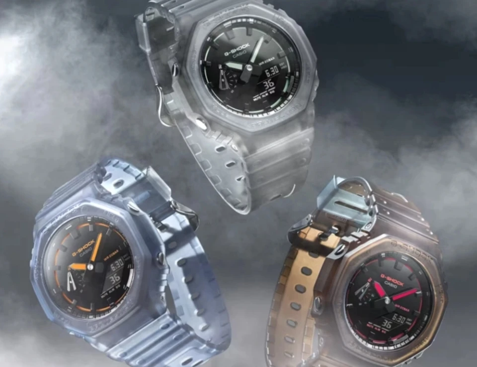 Casio представила ночную серию G-Shock GA-2100K с полупрозрачным корпусом фото 1