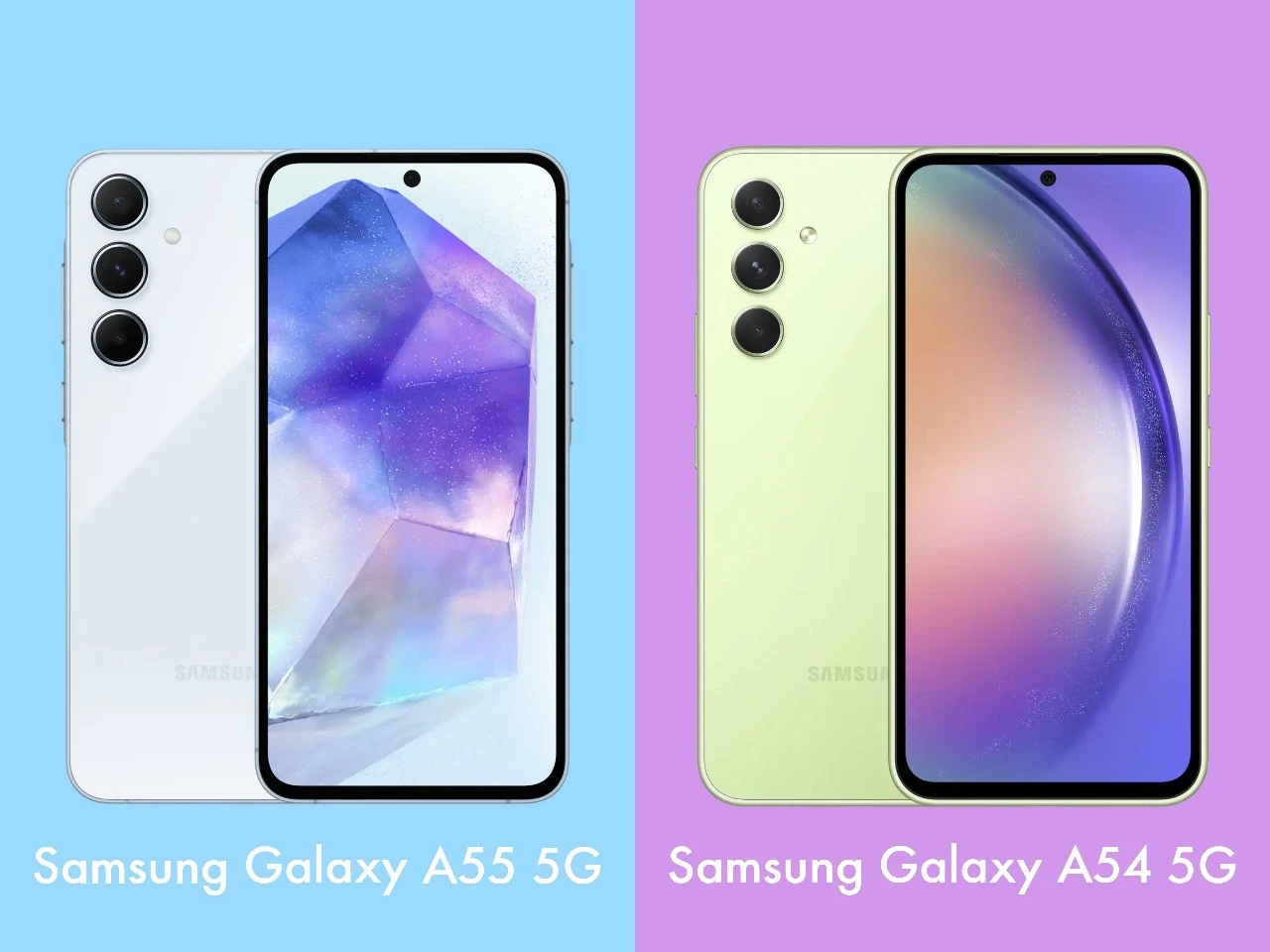 Сравнение Samsung Galaxy A54 и A55: в чем разница? фото 1