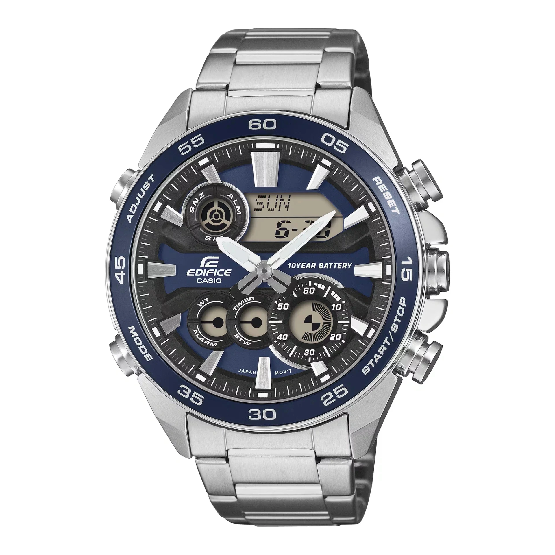 Нові Casio Edifice ERA-130D: батарея на 10 років і сталевий корпус фото 2