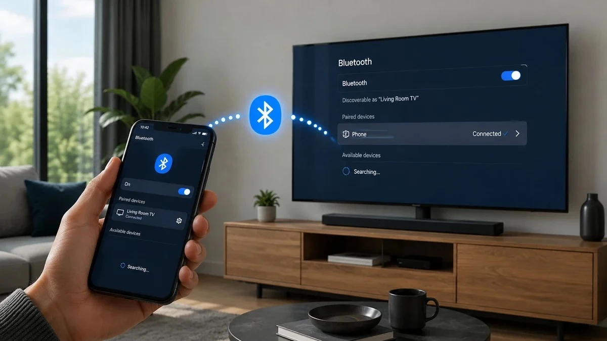 Как подключить телефон к телевизору через Bluetooth – простая инструкция без лишних настроек фото 1