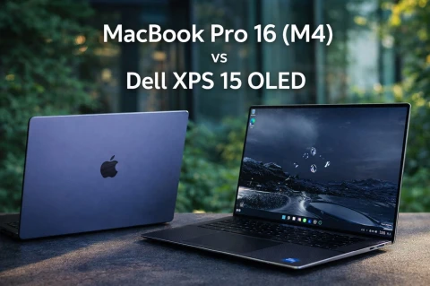 MacBook Pro 16 чи Dell XPS 15 OLED: що обрати у 2026 році для роботи