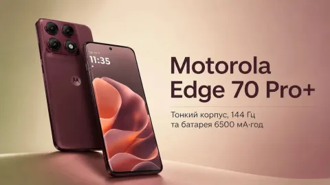 Motorola Edge 70 Pro+ отримав батарею 6500 мА·год, AMOLED 144 Гц і камеру Sony: повний огляд