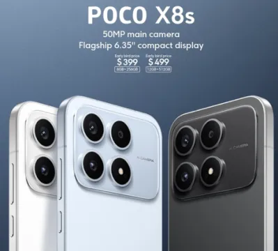 POCO X8s: компактний корпус, телевик і 100 Вт