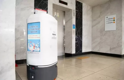 В Южной Корее робот-доставщик не справился с работой и покончил жизнь самоубийством