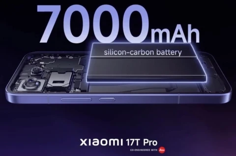 Xiaomi 17T Pro засветился с батареей на 7000 мАч и новым Dimensity 9500