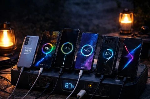 Які смартфони встигають зарядитися за 20 хвилин при відключеннях світла